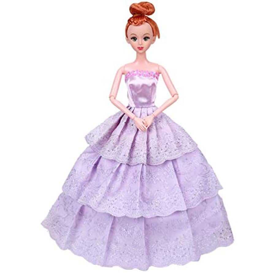 バービーリカちゃんジェニー小物　ドレス　豪華約60点セット Amazon.co.jp: Dyrenson バービードレス5枚セット バービー用服